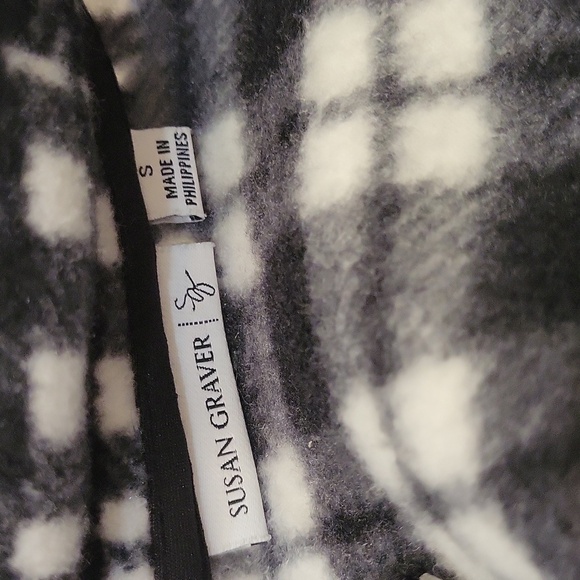 Susan Graver Houndstooth Zipper Jacket - Picture 3 of 3